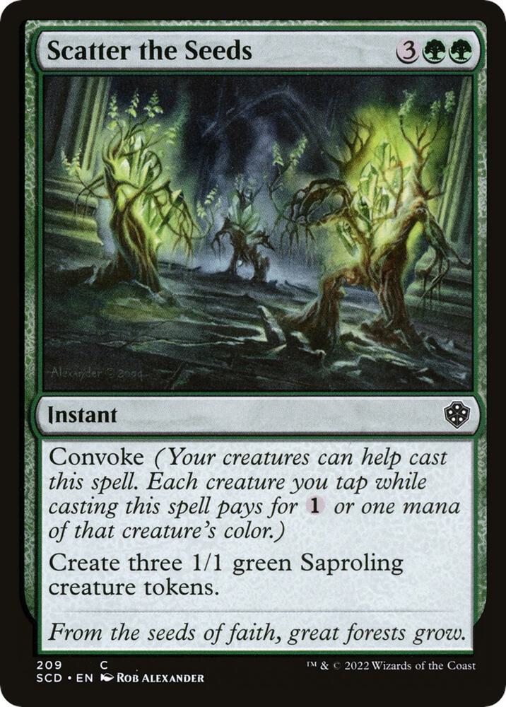 Scatter the Seeds 209/352 (Starter Commander Decks)  | Good Games Modbury