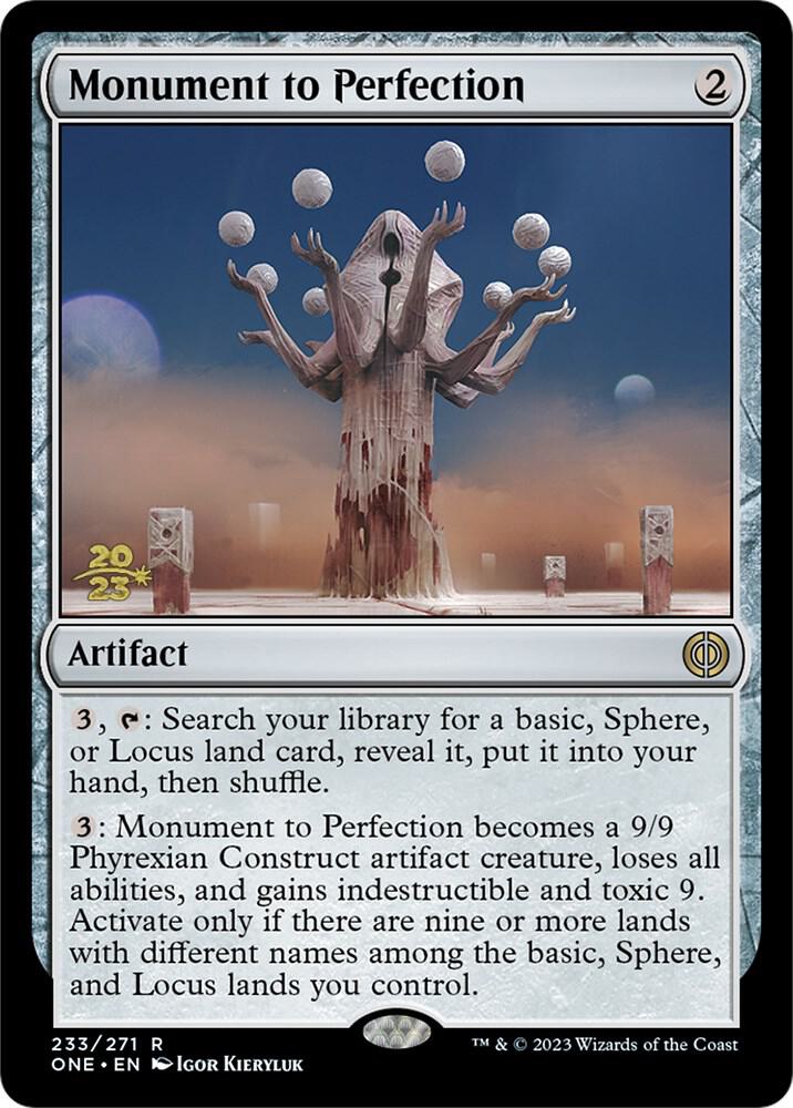 Monument to Perfection 233s/160 (Prerelease Cards)  - Foil | Good Games Modbury