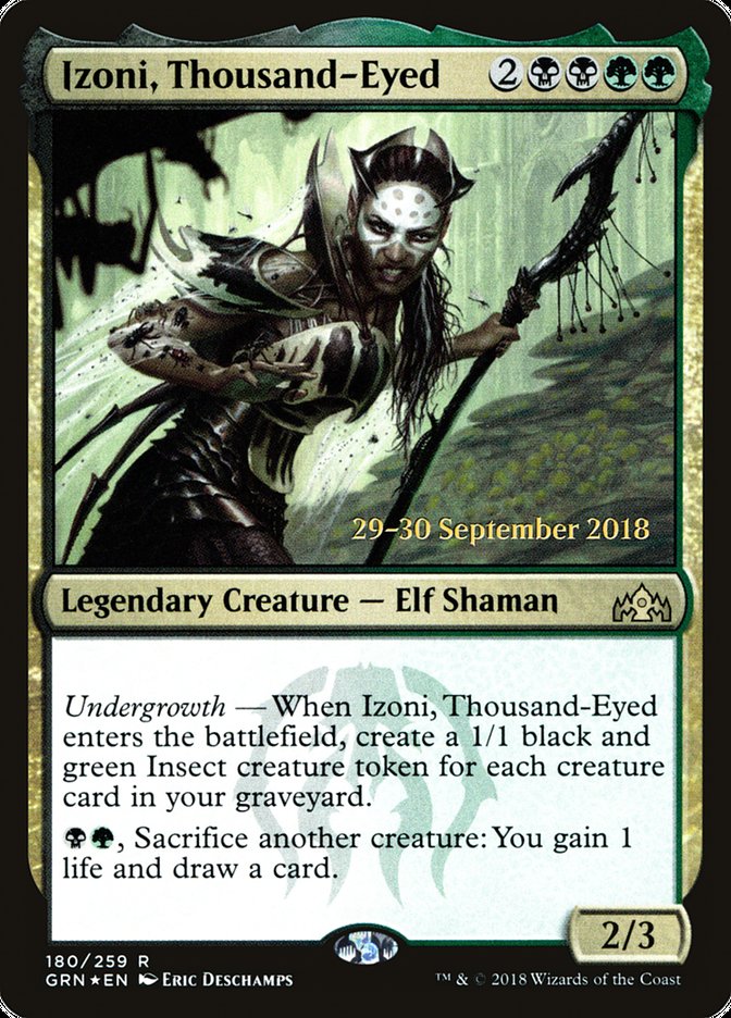 Izoni, Thousand-Eyed [Guilds of Ravnica Prerelease Promos] | Good Games Modbury