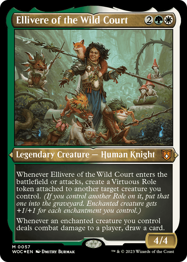 Ellivere of the Wild Court (Display Commander) [Wilds of Eldraine Commander] | Good Games Modbury