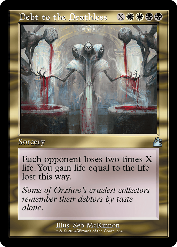 Debt to the Deathless (Retro Frame) [Ravnica Remastered] | Good Games Modbury