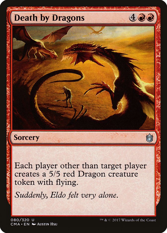 Death by Dragons 80/320 (Commander Anthology)  | Good Games Modbury