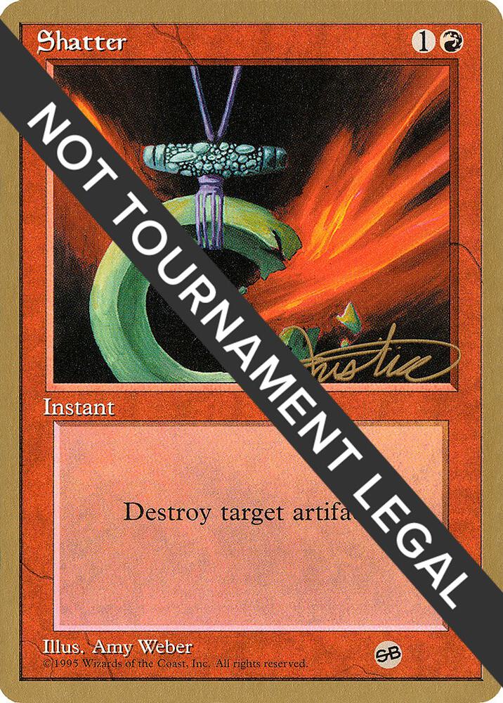 Shatter 1996 Mark Justice 4ED SB mj219sb/308 (World Championship Decks)  | Good Games Modbury