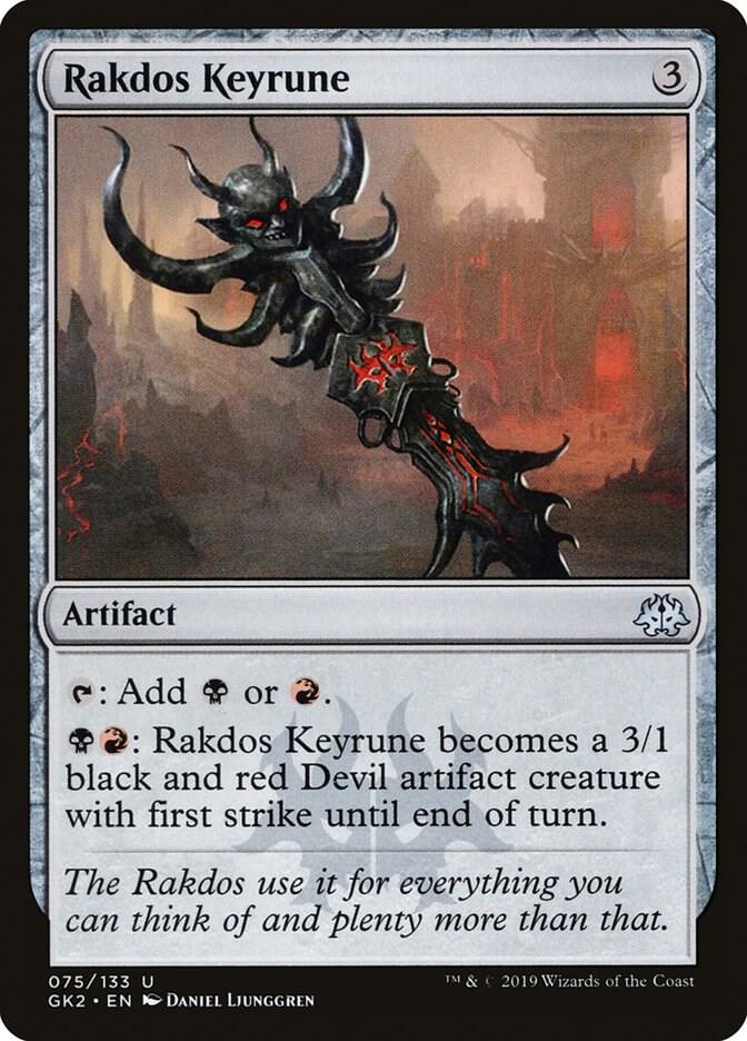 Rakdos Keyrune 75/133 (Ravnica Allegiance: Guild Kits)  | Good Games Modbury