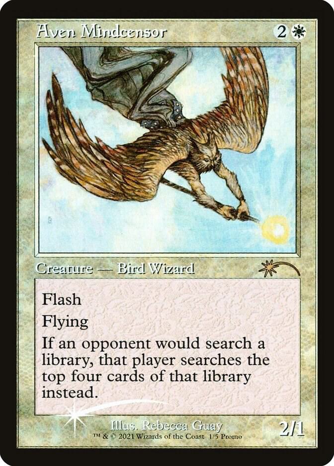 Aven Mindcensor Retro Frame 1 (WPN & Gateway Promos)  - Foil | Good Games Modbury