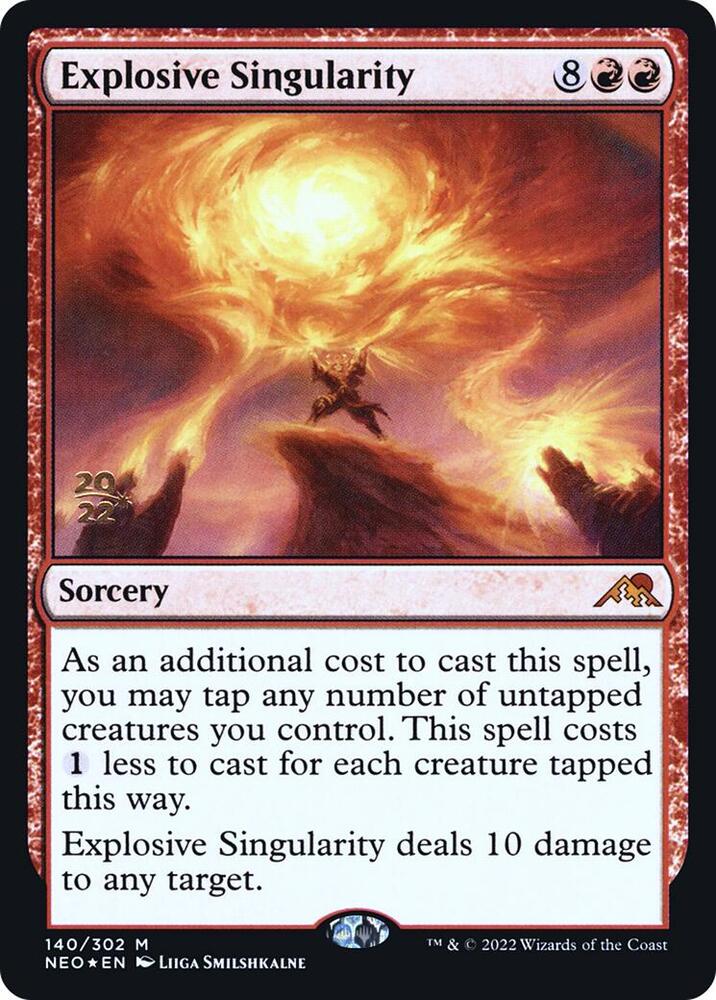 Explosive Singularity 140s/157 (Prerelease Cards)  - Foil | Good Games Modbury