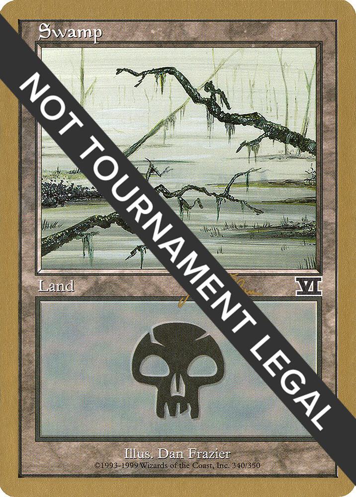 Swamp 340 1999 Jakub Slemr 6ED js340b/111 (World Championship Decks)  | Good Games Modbury