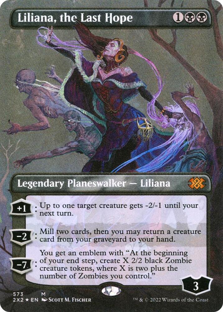 Liliana the Last Hope Textured Foil 573/331 (Double Masters 2022)  - Foil | Good Games Modbury