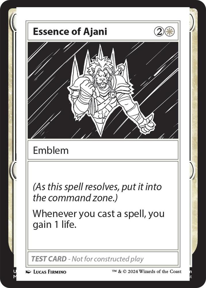 Essence of Ajani  (Mystery Booster 2 Playtest Cards)  | Good Games Modbury
