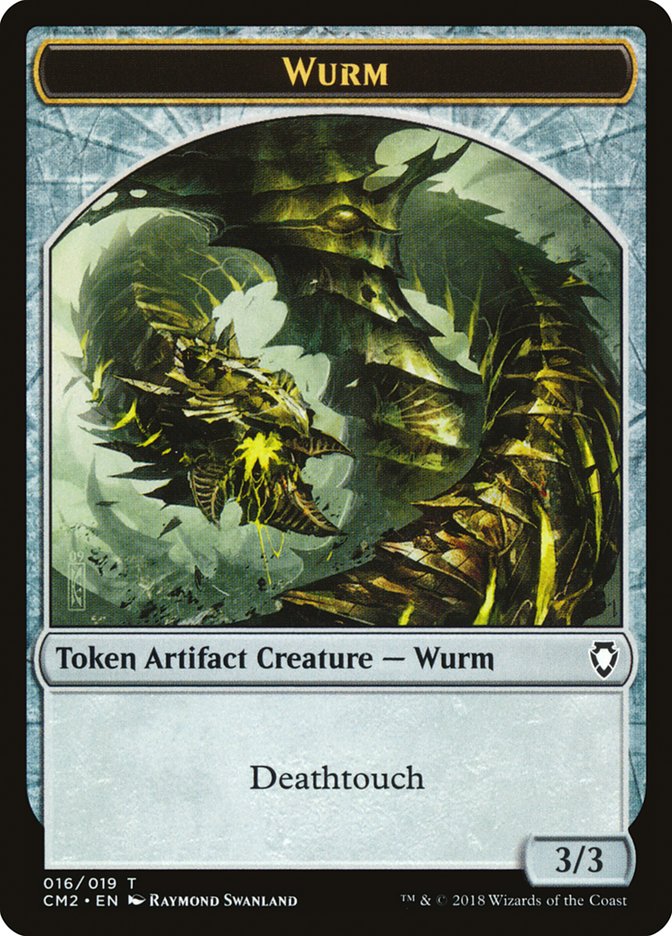 Wurm Token (016/019) [Commander Anthology Volume II Tokens] | Good Games Modbury