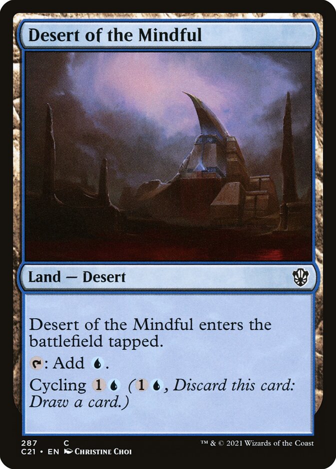 Desert of the Mindful 287/81 (Commander 2021)  | Good Games Modbury