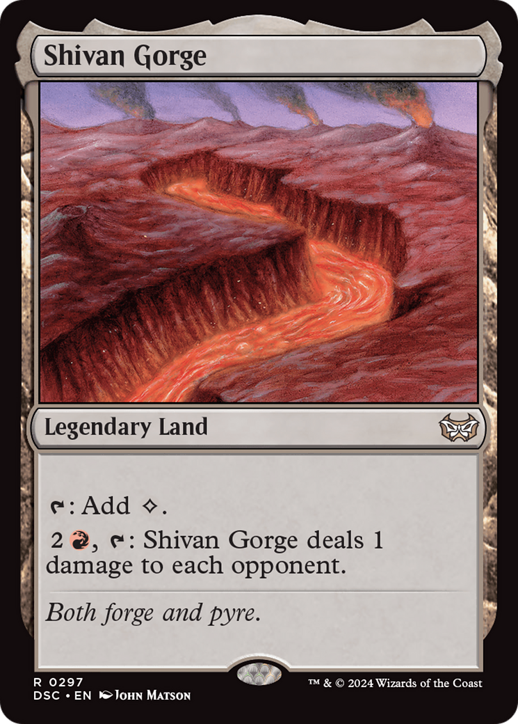 Shivan Gorge [Duskmourn: House of Horror Commander] | Good Games Modbury