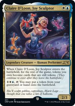 Claire DLoon Joy Sculptor Galaxy Foil 451/244 (Unfinity)  - Foil | Good Games Modbury