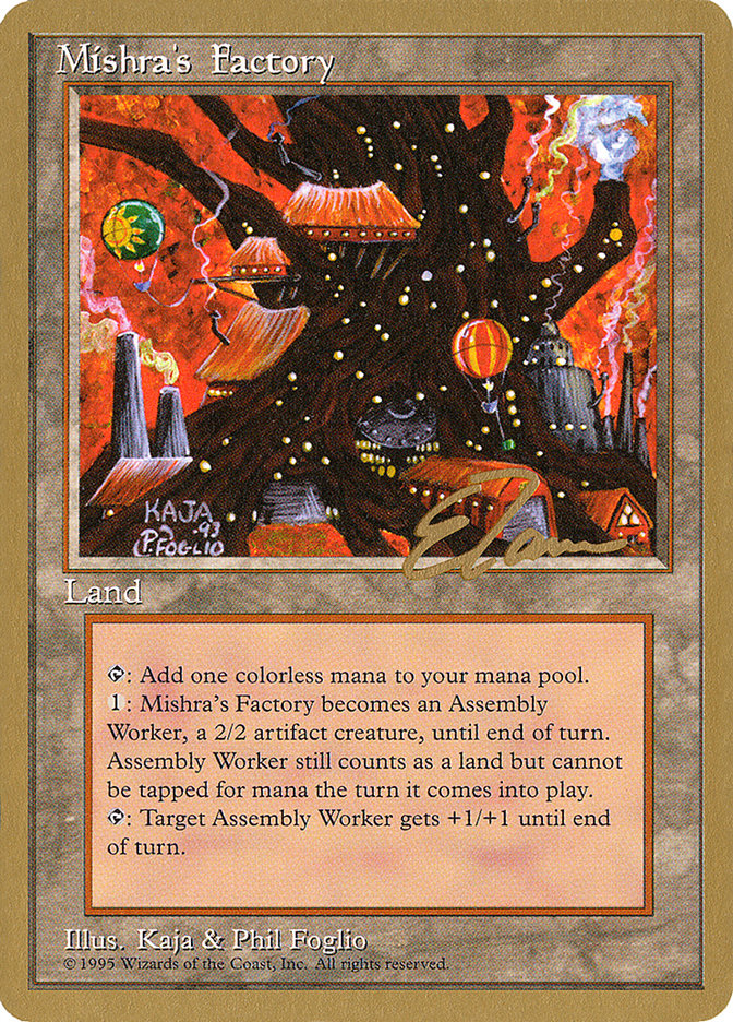 Mishra's Factory (Eric Tam) [Pro Tour Collector Set] | Good Games Modbury