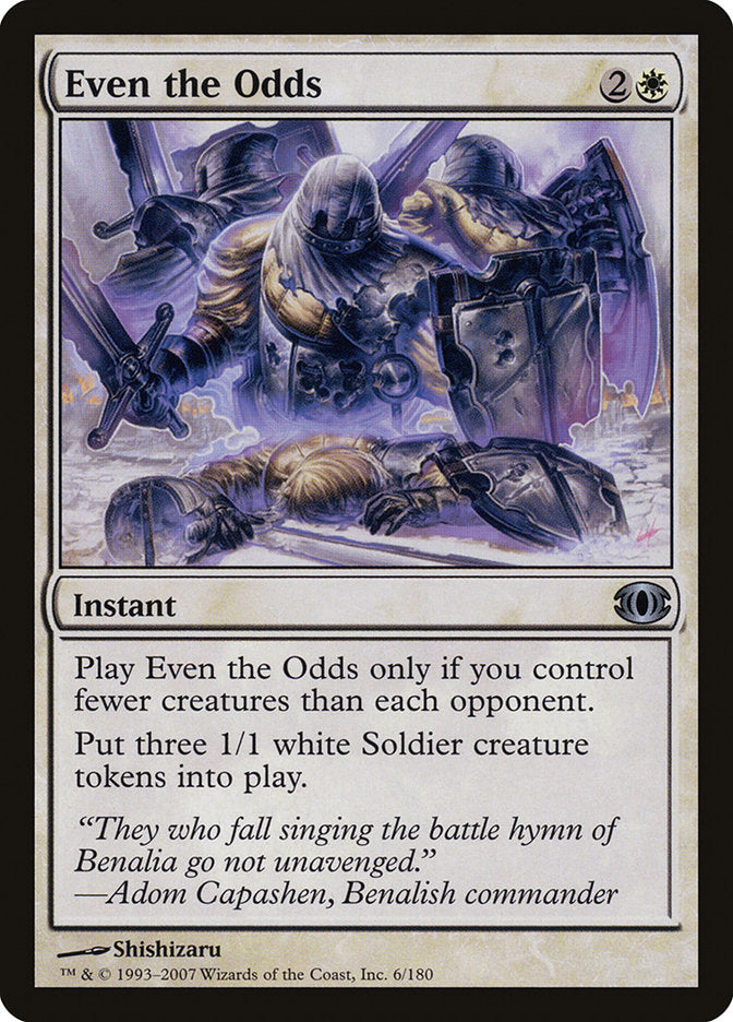 Even the Odds 6/180 (Future Sight)  - Foil | Good Games Modbury