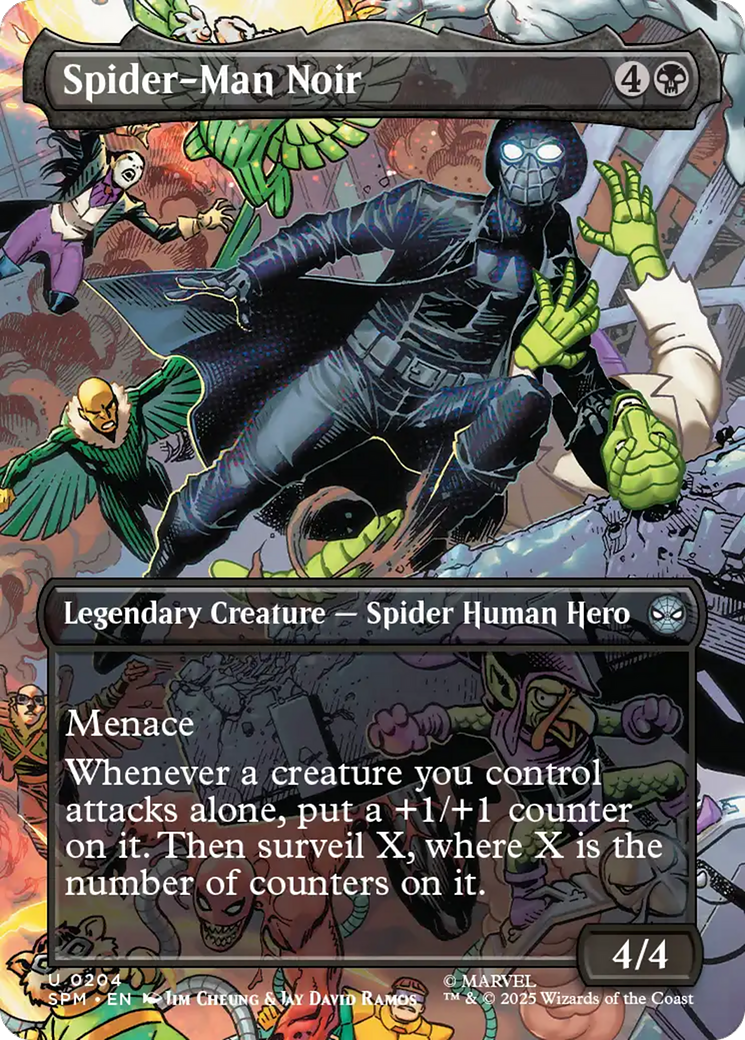 Spider-Man Noir (Borderless) [Marvel's Spider-Man] | Good Games Modbury