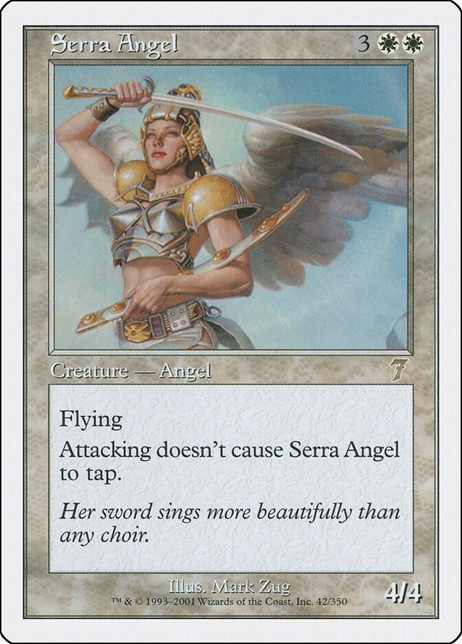 Serra Angel 42/350 (7th Edition)  | Good Games Modbury