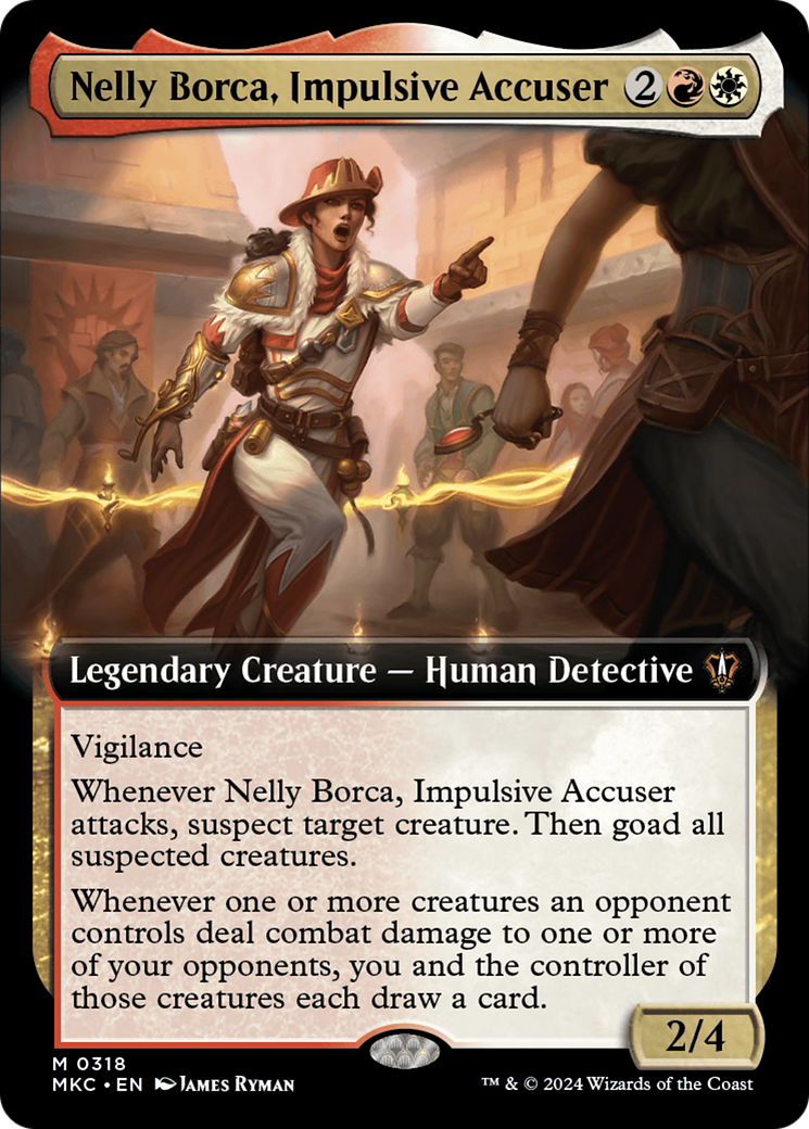 Nelly Borca, Impulsive Accuser (Extended Art) [Murders at Karlov Manor Commander] | Good Games Modbury