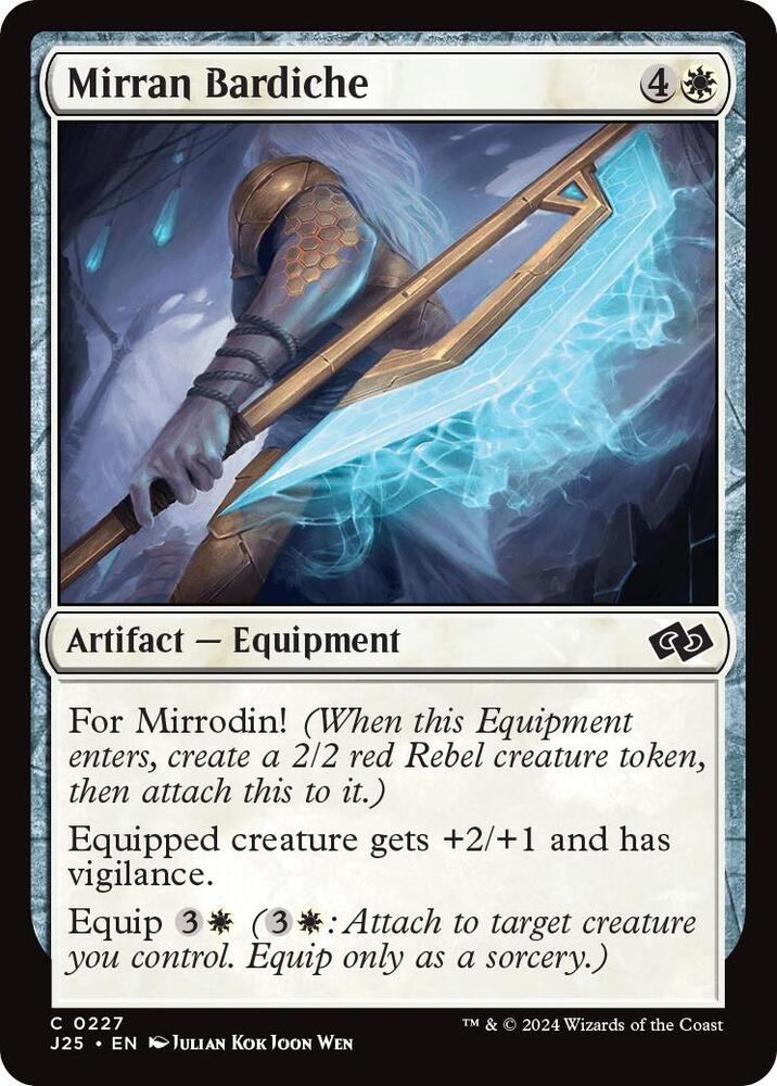 Mirran Bardiche 227/779 (Foundations Jumpstart)  | Good Games Modbury