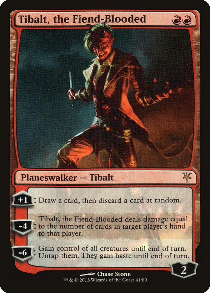 Tibalt, the Fiend-Blooded 41/80 (Duel Decks: Sorin vs. Tibalt)  - Foil | Good Games Modbury