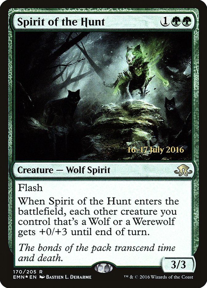 Spirit of the Hunt [Eldritch Moon Prerelease Promos] | Good Games Modbury