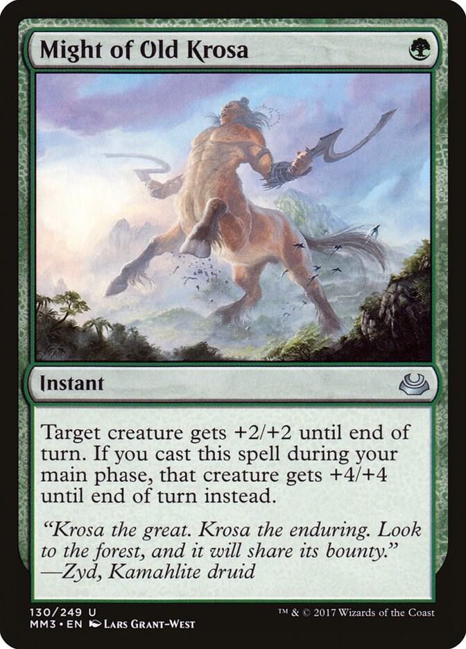 Might of Old Krosa 130/249 (Modern Masters 2017)  | Good Games Modbury