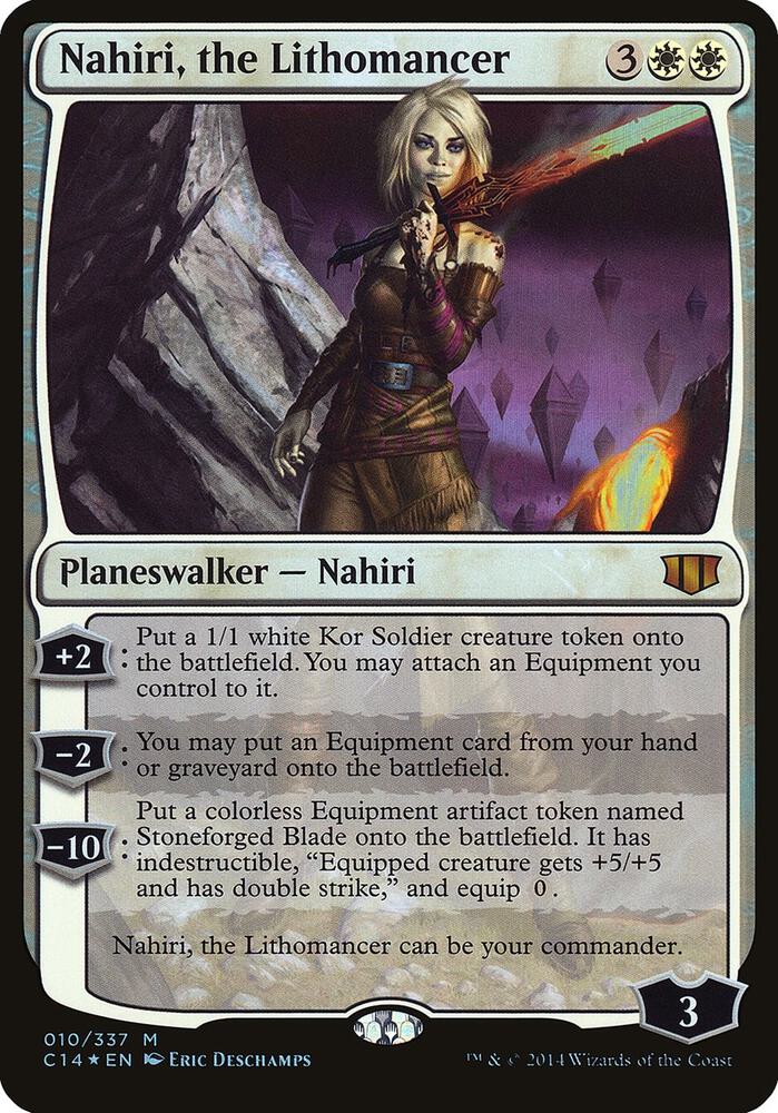 Nahiri the Lithomancer Commander 2014 10/5 (Oversize Cards)  - Foil | Good Games Modbury