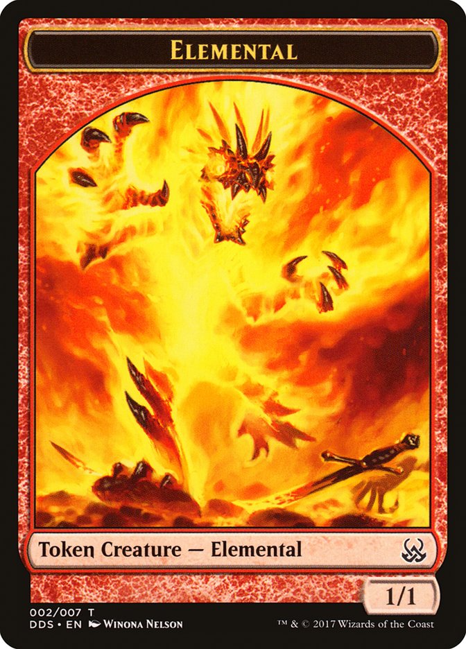 Elemental Token [Duel Decks: Mind vs. Might Tokens] | Good Games Modbury