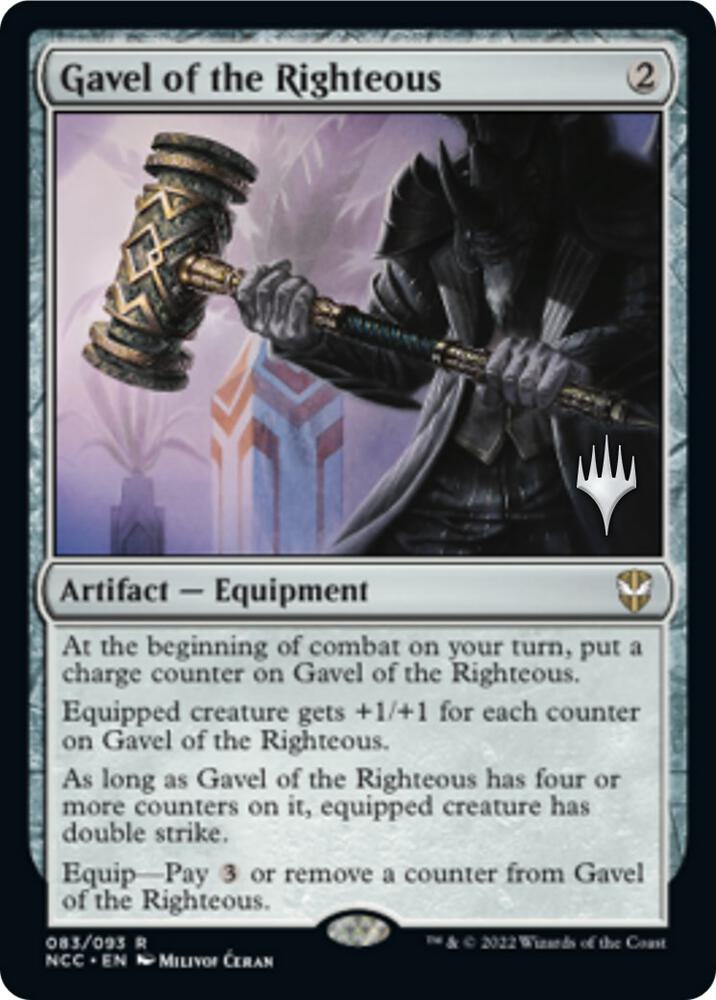 Gavel of the Righteous 83 (Promo Pack: Streets of New Capenna)  - Foil | Good Games Modbury