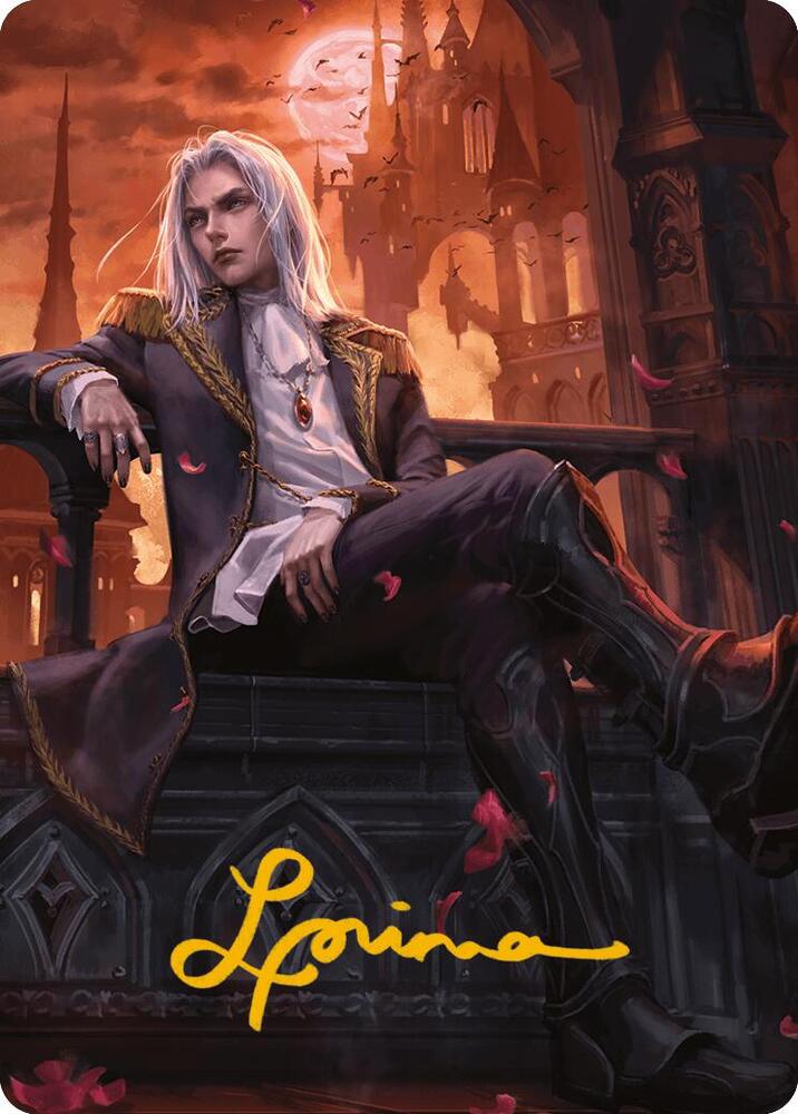 Sorin of House Markov Art Card Gold Stamped Signature 52 (Art Series: Modern Horizons 3)  | Good Games Modbury