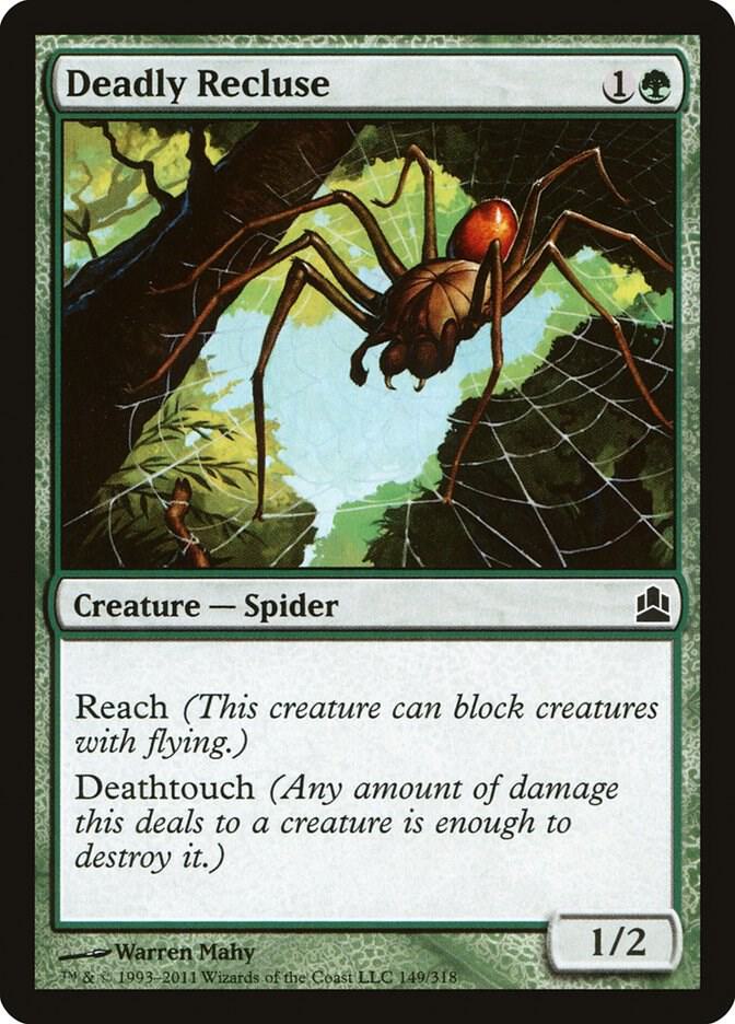 Deadly Recluse 149/318 (Commander)  | Good Games Modbury
