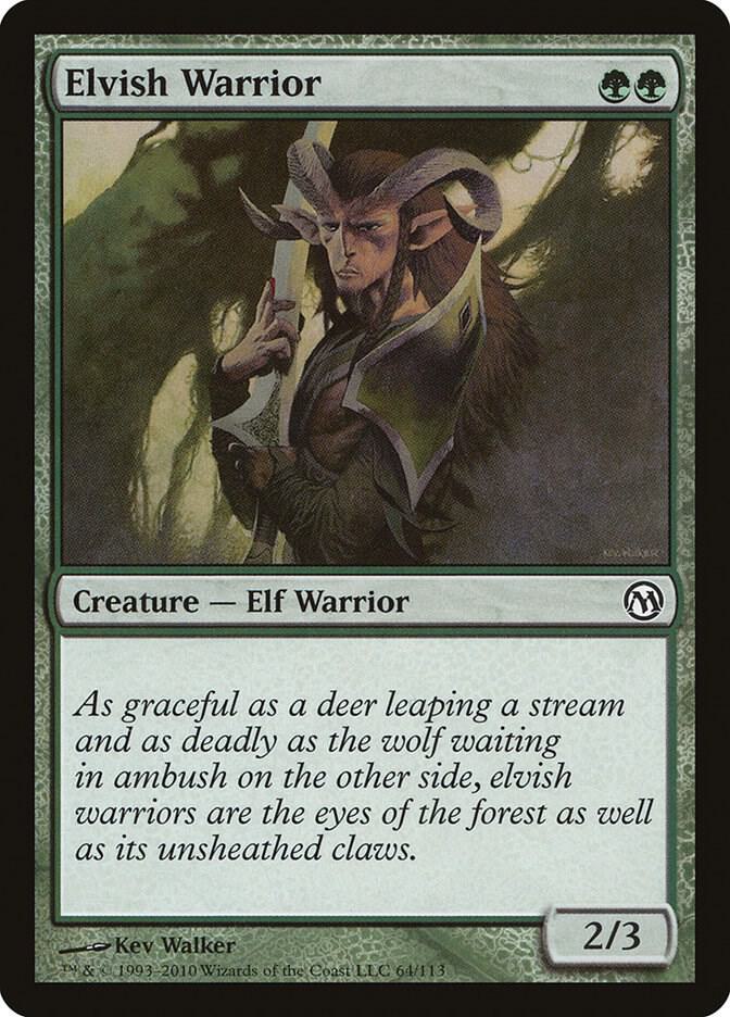 Elvish Warrior 64/113 (Duels of the Planeswalkers)  | Good Games Modbury