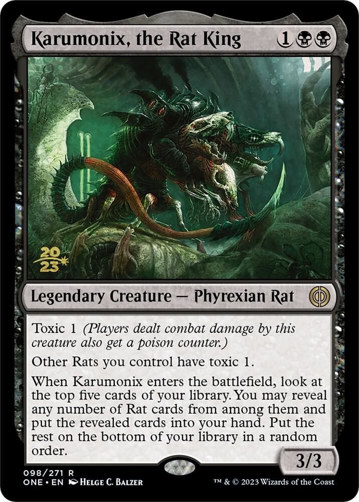 Karumonix the Rat King 98s/160 (Prerelease Cards)  - Foil | Good Games Modbury