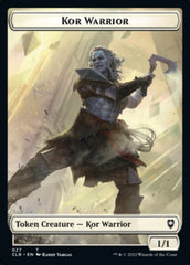 Kor Warrior // Shapeshifter (023) Double-Sided Token [Commander Legends: Battle for Baldur's Gate Tokens] | Good Games Modbury