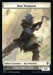 Kor Warrior // Angel Warrior Double-Sided Token [Commander Legends: Battle for Baldur's Gate Tokens] | Good Games Modbury