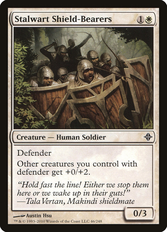 Stalwart Shield-Bearers 46 (Rise of the Eldrazi)  - Foil | Good Games Modbury