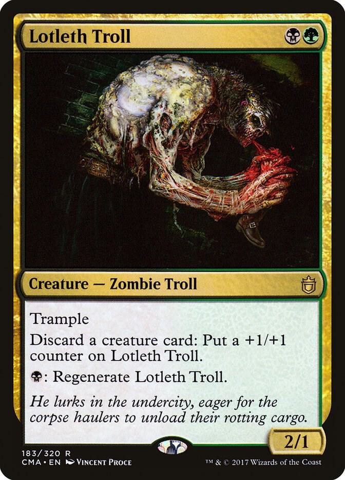 Lotleth Troll 183/320 (Commander Anthology)  | Good Games Modbury