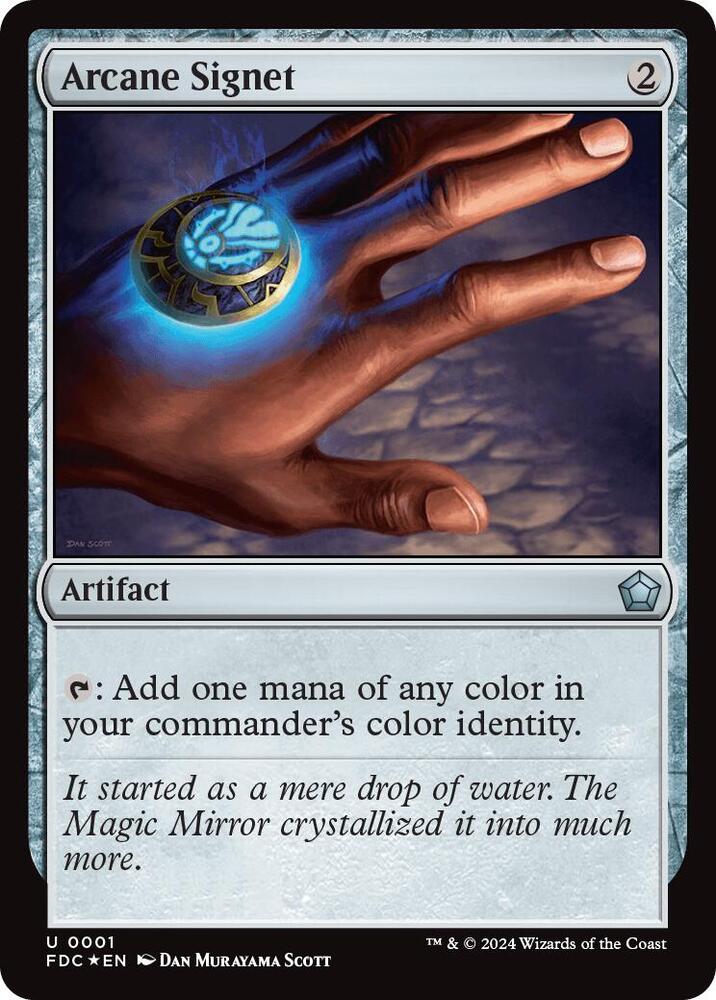 Arcane Signet 1/3 (Commander: Foundations)  - Foil | Good Games Modbury
