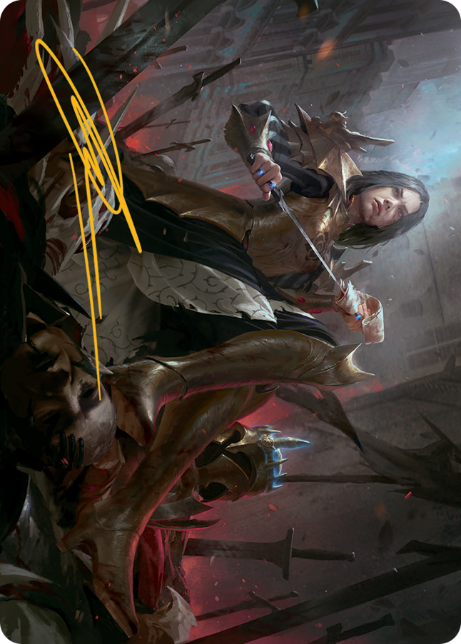 Marchesa, Resolute Monarch Art Card (Gold-Stamped Signature) [March of the Machine Art Series] | Good Games Modbury