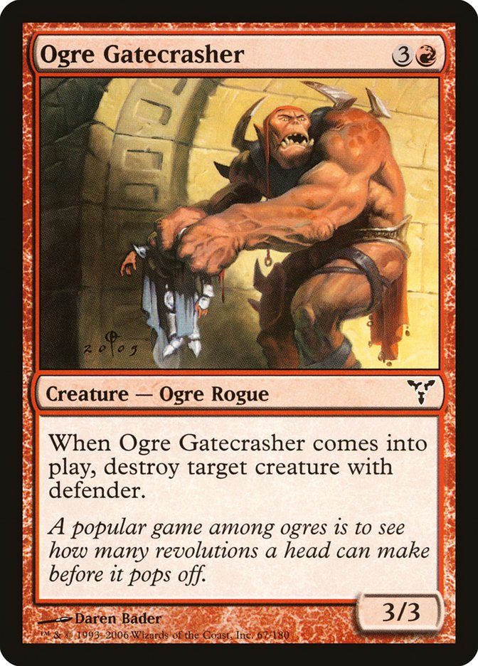 Ogre Gatecrasher 67/180 (Dissension)  | Good Games Modbury