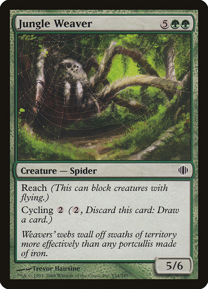 Jungle Weaver 134/249 (Shards of Alara)  | Good Games Modbury