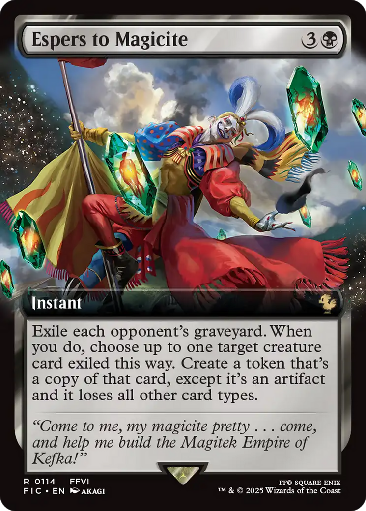 Espers to Magicite (Extended Art) [FINAL FANTASY Commander] | Good Games Modbury