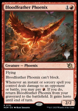 Bloodfeather Phoenix (Promo Pack) [March of the Machine Promos] | Good Games Modbury