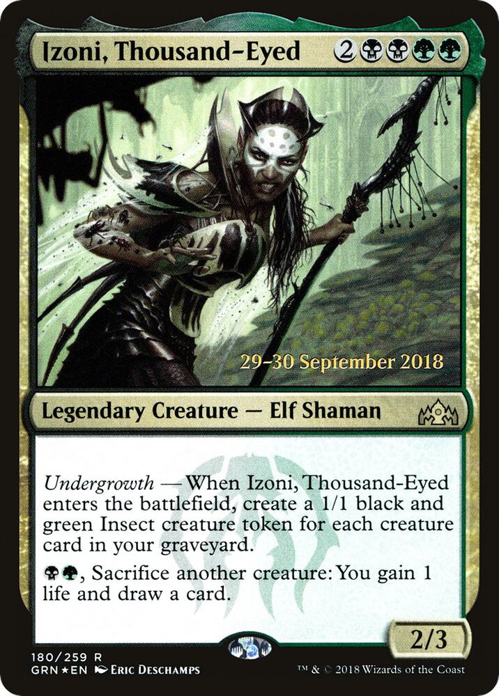 Izoni Thousand Eyed 180s/84 (Prerelease Cards)  - Foil | Good Games Modbury