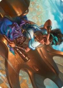 Talas Lookout Art Card 17 (Art Series: Dominaria United)  | Good Games Modbury