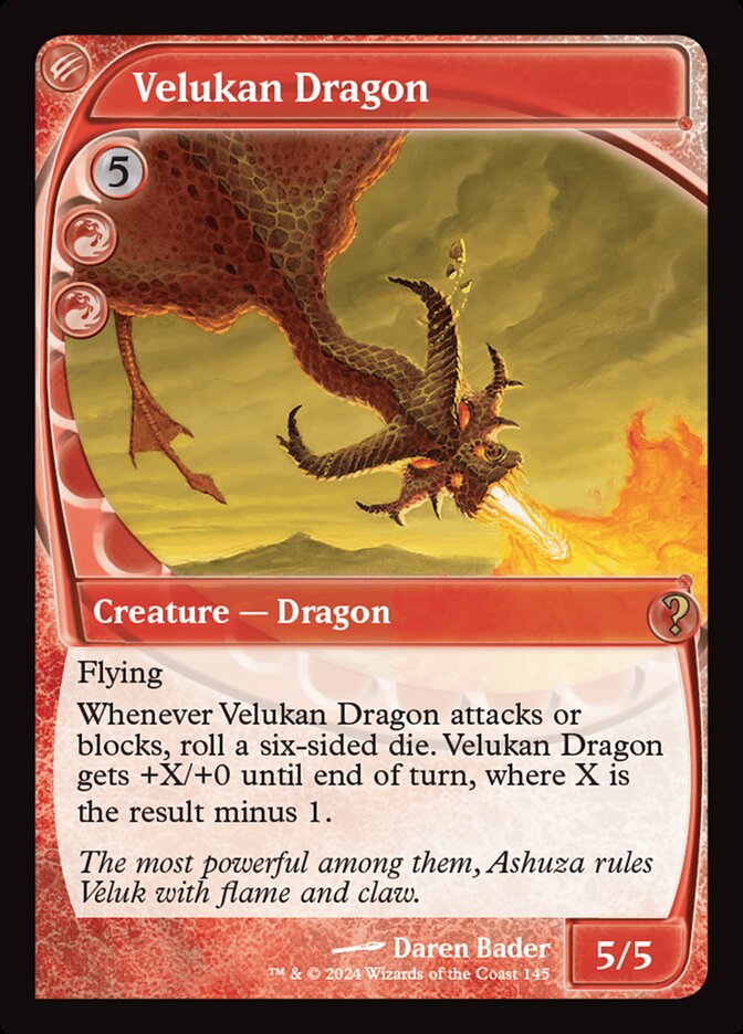 Velukan Dragon 145/390 (Mystery Booster 2)  - Future Sight Foil | Good Games Modbury