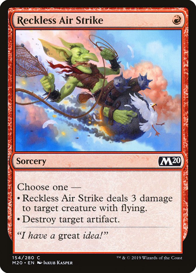 Reckless Air Strike [Core Set 2020] | Good Games Modbury