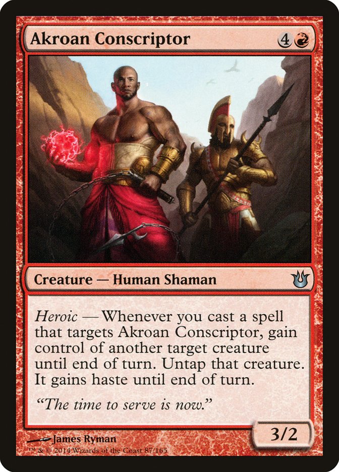 Akroan Conscriptor 87/165 (Born of the Gods)  - Foil | Good Games Modbury