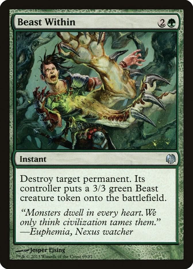 Beast Within 69 (Duel Decks: Heroes vs. Monsters)  | Good Games Modbury