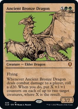 Ancient Bronze Dragon Showcase 406 (Commander Legends: Battle for Baldur's Gate)  | Good Games Modbury